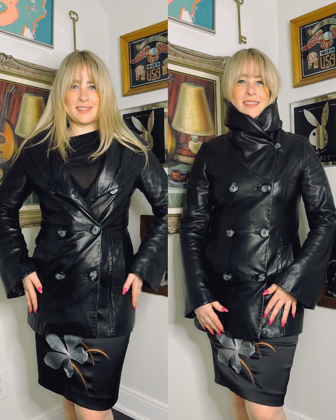 Lined winter coat with stand-up collar - Daniel