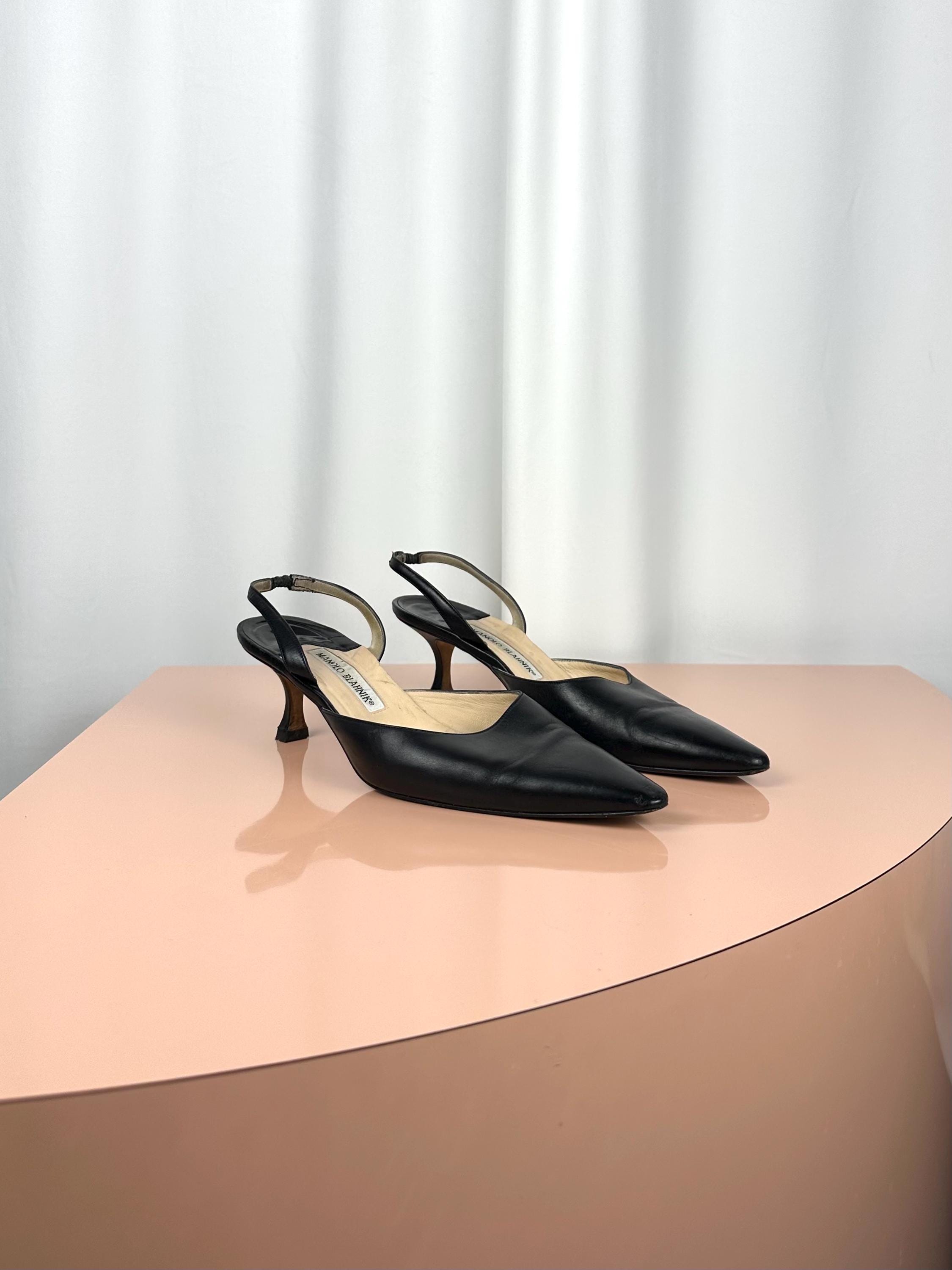 Manolo Blahnik 39 Heel - Etsy Canada
