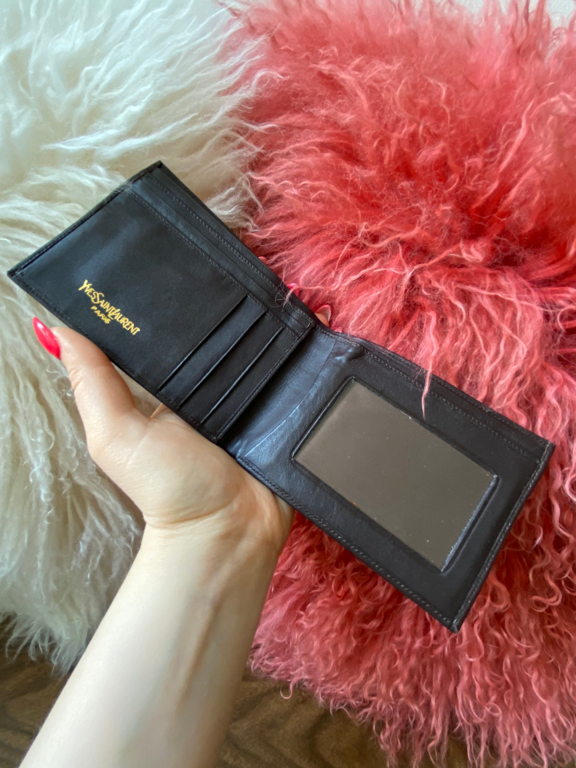 Ysl leather card holder - Saint Laurent - Men