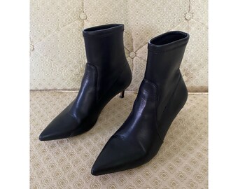 spanish leather ankle boots
