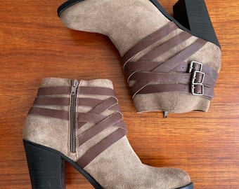 Western Bootie Fergalicious Integrity Lucky Brand Suede Desert