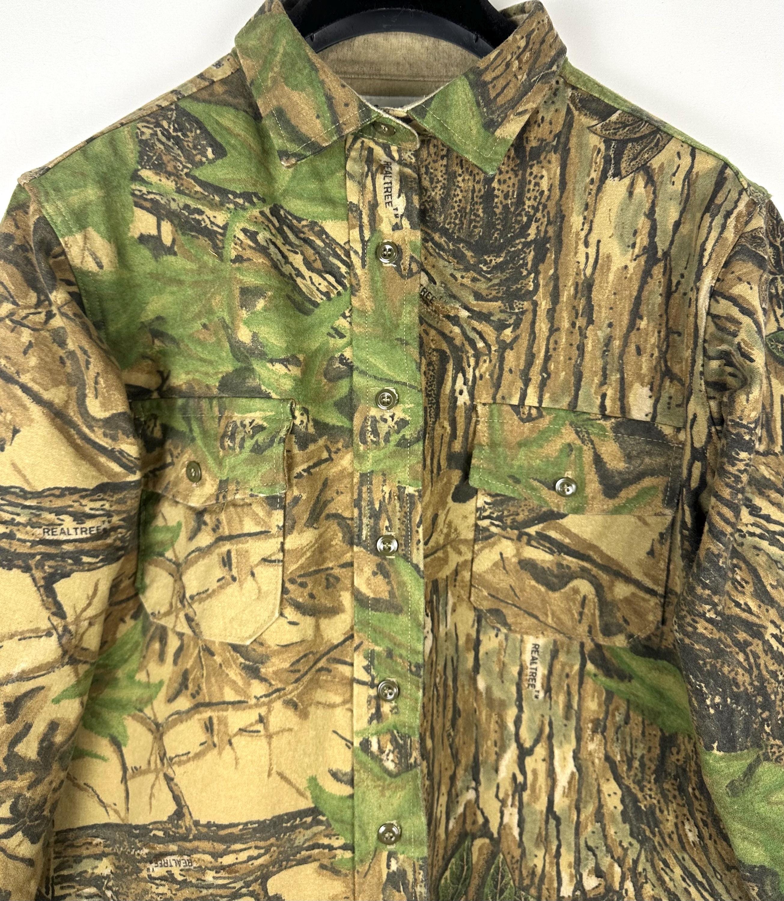 Vintage Gander Mountain Real Tree Cotton Camouflage Shirt Vintage Gander Mountain Real Tree Cotton Camouflage Shirt