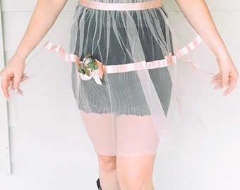 Vendo Grembiule Da Cameriera Bianco Vintage Grembiule Da Donna - Foto 6