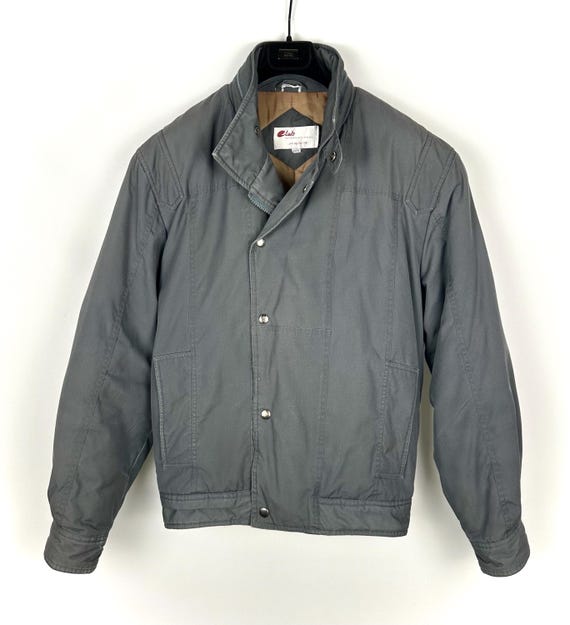 Vintage 1980s Club International Winter Ski Bomber Jacket in Soft Grey Short Coat Cotton Tip Top Toronto Quilted Lining S/M - Etsy Vintage 1980s Club International Winter Ski Bomber Jacket in Soft Grey Short Coat Cotton Tip Top Toronto Quilted Lining S/M - Etsy
