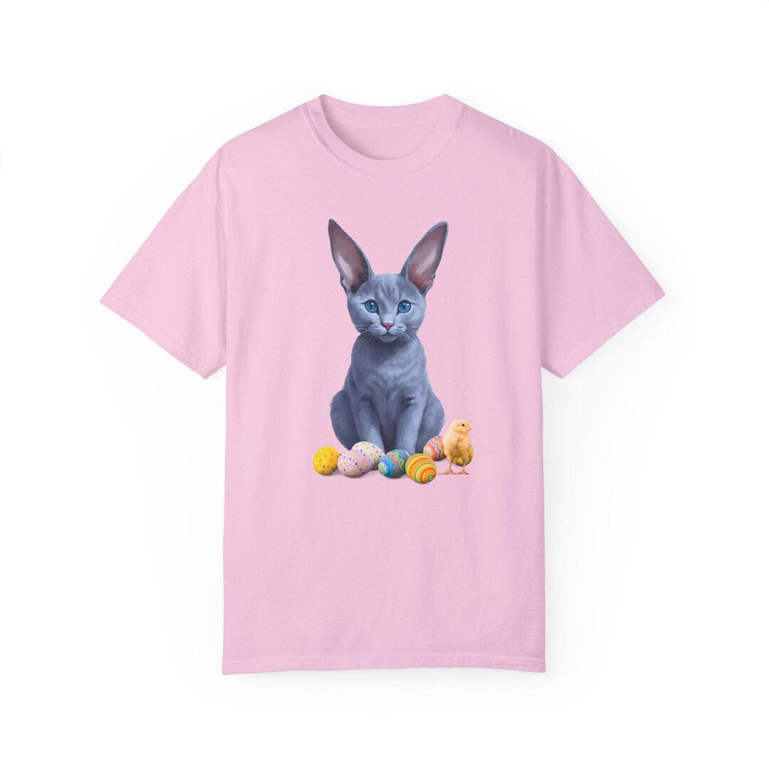 Easter Bunny Cat T-shirt - Cute Cat Bunny Easter Shirt, Easter Bunny ...