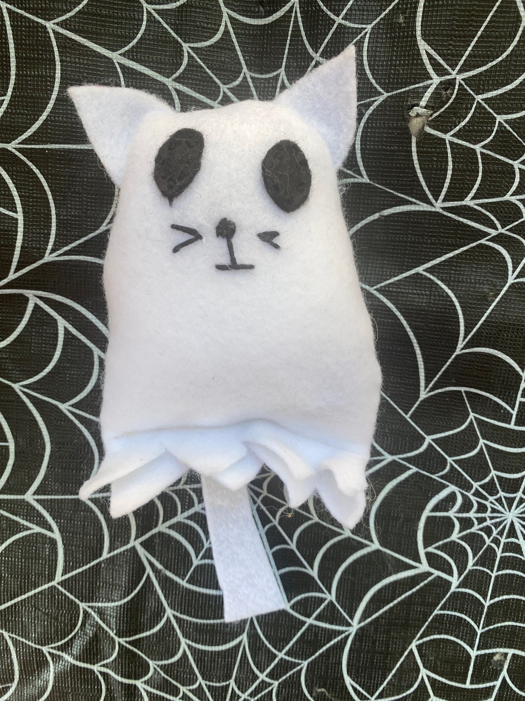 Cat Ghost Catnip Halloween Cat Toy Etsy