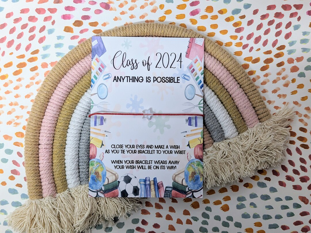Personalised 2024 School Leavers Gift Bright Class of 2024 Gift to ...