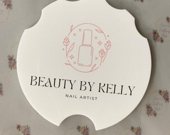 Personalised Nailfie Photo Prop, Acrylic Nail Display Holder, Nail Tech Gift for Business