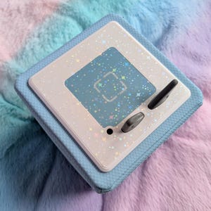 Tonie box topper holographic clear star Protective Vinyl Topper sticker for Toniebox stop paint transfer cover gift for kids unisex rainbow