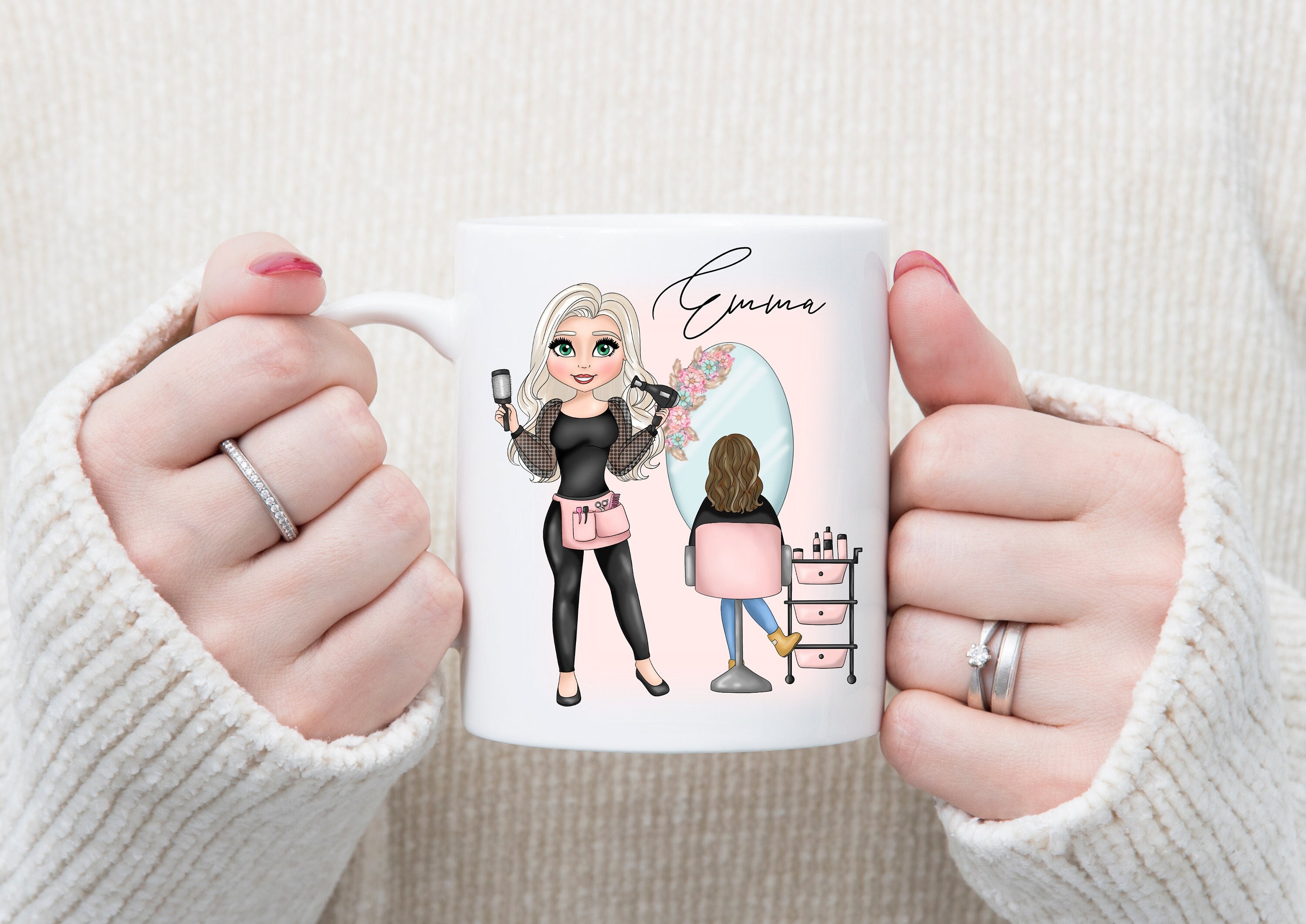 Personalised Hairdresser Mug Personalised Hair Stylist Gift Etsy UK
