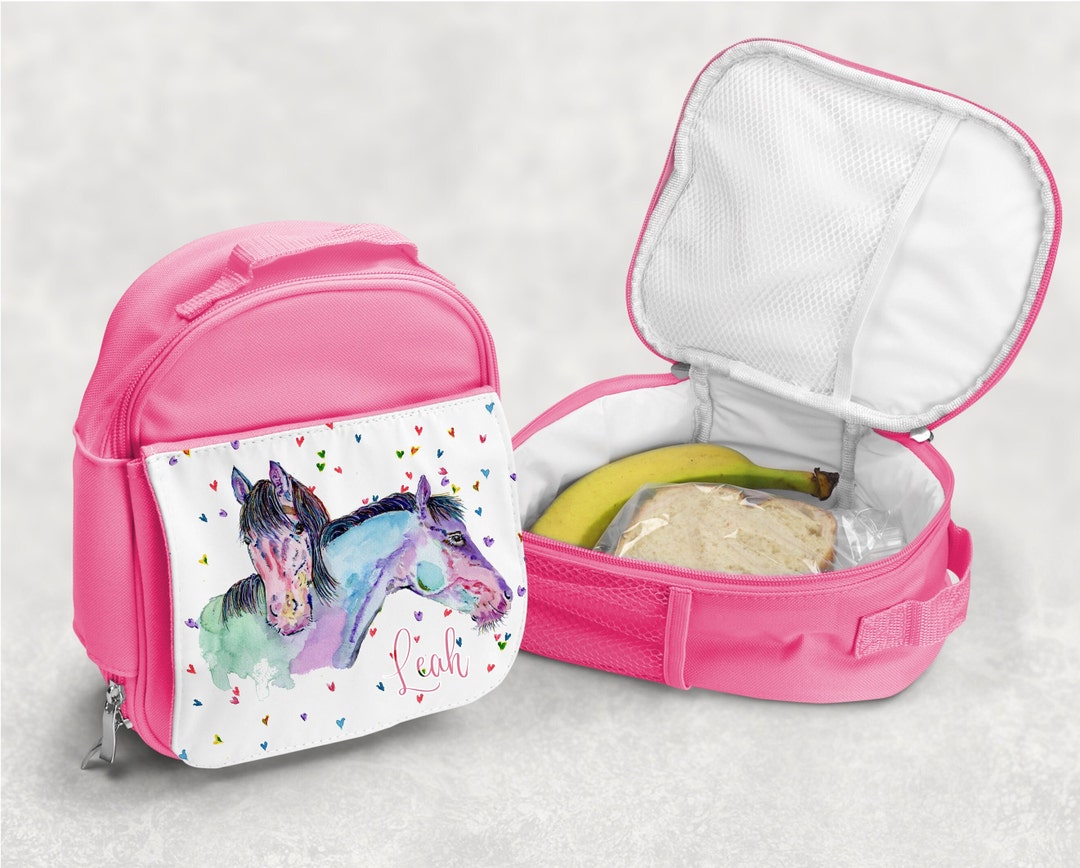 Personalised Horse Lunch Bag Back to School Bag Horse Lover Etsy UK