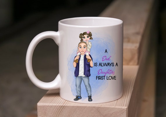 Personalised fathers day Mug Father & Daughter Gift Dad Mug For Daughter and Dad Father's Day Gift Father's Day Husband Mug Dad Gift