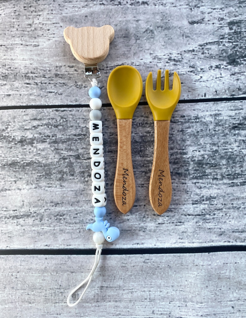 Personalized Engraved Baby Spoon and Fork Single or Set Etsy