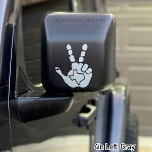 Wave Custom Cutout Outline Decal | Wave Sticker Decal| vinyl sticker | Wave Damnit | decal hand | Wave mirror decal | State Cutout