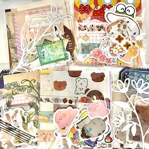 25+ pieces Cute / Vintage Stationery Grab Bag for Junk Journaling, Bullet Journaling, Scrapbooking, Penpaling, Letters, Planners, Cards