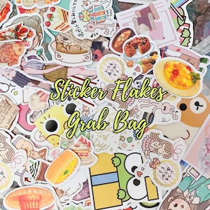 25+ Pieces Assorted Sticker Flakes Grab Bag for Junk Journaling, Bullet Journaling, Scrapbooking, Penpaling, Letters, Planners, Cards