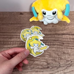 Jirachi - Wish Upon a Star | Cute Holographic Sticker | Anime Inspired