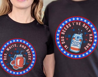 Retro 4. Juli Shirt, 4. Juli Shirts, lustiges patriotisches Tshirt, Gedenktag, passendes Paar Shirt, lustiges Paar Shirt, BBQ Shirt, Herren T