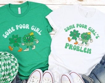 Funny Matching Couples St Patricks Day Shirts,Saint Patricks Day Shirt for Couple,Funny St Paddys Newlyweds TShirt,Gift for Him,Gift for Her