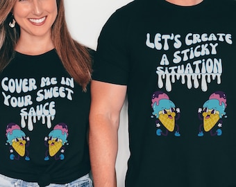 Lustige passende Paar Shirts, lustiges Paar T-Shirt, lustiges passendes T-Shirt, Paar Geschenk, unangemessen, sein und sie Shirt, Jahrestag Geschenk für ihn