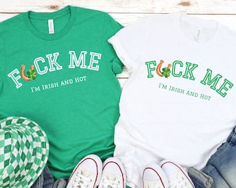 Drôle de chemise de la fête de la Saint-Patrick, t-shirt de fête de la Saint-Patrick grossier, chemise de jour St Paddys pour femmes, boisson de la fête de la Saint-Patrick pour hommes, tournée des pubs Patty