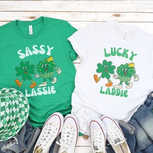 Funny Matching Couples St Patricks Day Shirts,Saint Patricks Day Shirt for Couple,Funny St Paddys Newlyweds TShirt,Gift for Him,Gift for Her