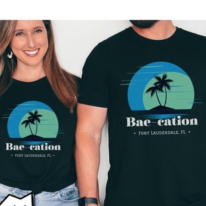 Baecation Matching Couple Vacation Shirts,Couples Cruise Tee,Vacay T-Shirt,Couples Gift,Honeymoon,His and Hers Shirt,Anniversary Gift Couple