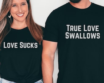 Camisas divertidas a juego para parejas, camiseta divertida para parejas, camiseta divertida a juego, regalo para parejas, regalo de boda, camisa para él y para ella, pareja de regalo de aniversario
