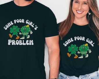 Funny Matching Couples St Patricks Day Shirts,Saint Patricks Day Shirt for Couple,Funny St Paddys Newlyweds TShirt,Gift for Him,Gift for Her