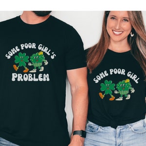 Funny Matching Couples St Patricks Day Shirts,Saint Patricks Day Shirt for Couple,Funny St Paddys Newlyweds TShirt,Gift for Him,Gift for Her
