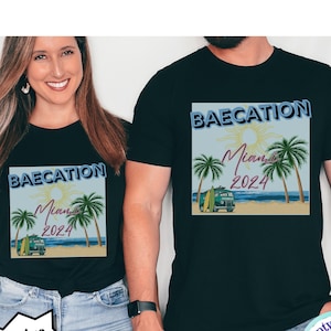 Baecation Matching Couple Vacation Shirts,Couples Cruise Tee,Vacay T-Shirt,Couples Gift,Honeymoon,His and Hers Shirt,Anniversary Gift Couple