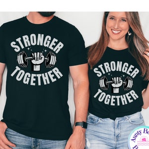 Couple workout shirts shop