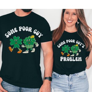 Funny Matching Couples St Patricks Day Shirts,Saint Patricks Day Shirt for Couple,Funny St Paddys Newlyweds TShirt,Gift for Him,Gift for Her
