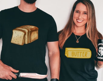 Funny Couples Halloween Shirts,His and Hers Matching Halloween Shirts, Matching Shirts,Halloween Tee,T-Shirt,Matching Couples Costume,Spooky