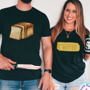 Funny Couples Halloween Shirts,His and Hers Matching Halloween Shirts, Matching Shirts,Halloween Tee,T-Shirt,Matching Couples Costume,Spooky