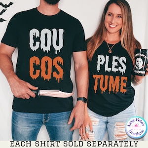 Funny Couples Halloween Shirts,His and Hers Matching Halloween Shirts, Matching Shirts,Halloween Tee,T-Shirt,Matching Couples Costume,Spooky