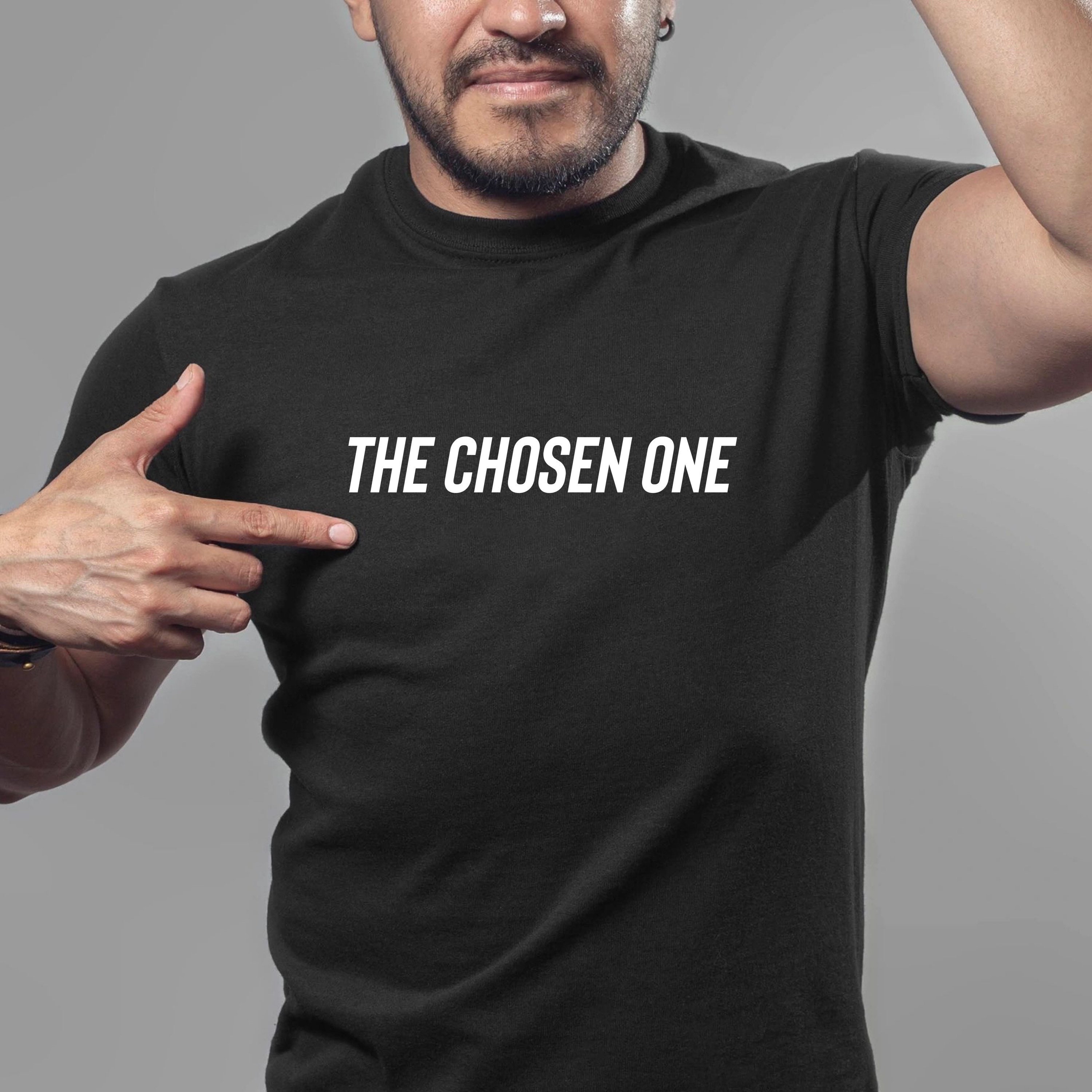 The Chosen One Shirt - Funny Shirt for Men - Adult Son - Family Shirt - Birthday Gift Son - College Shirt - Mens Graphic Shirt - Christmas