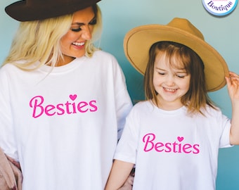 Besties passende T-Shirts, Mutter und Tochter passende Shirts, beste Freundin Shirt, Mama Tochter passende T-Shirt, BFFs Shirts, beste Freundin Geschenk
