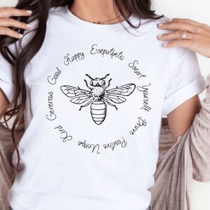 Koszulka Bee Kind, Koszulka Be Kind, Koszulka inspirująca, Koszulka nauczycielska, Koszulka damska, Koszulka Kindness, Koszulka Nature, Koszulka Outdoor Adventure, Koszulka Bee T