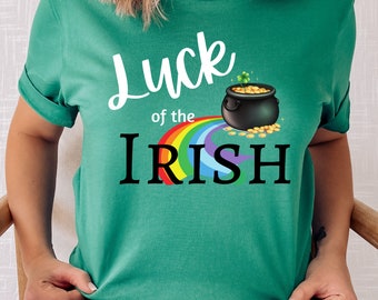 Luck of the Irish, Comfort Colors Clover Shamrock Smile St. Patrick's Day Shirt, cute Lucky shirt, St Patricks Day Tee, St Patty's Day Shirt