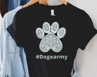 Doge Army Gift/Diamond Paws Shirt/Diamond Hands/HODL/Gift for Women/Gift for Investors/Bitcoin Investor/Crypto Lover Gift/Pet Lover Gift/Dog