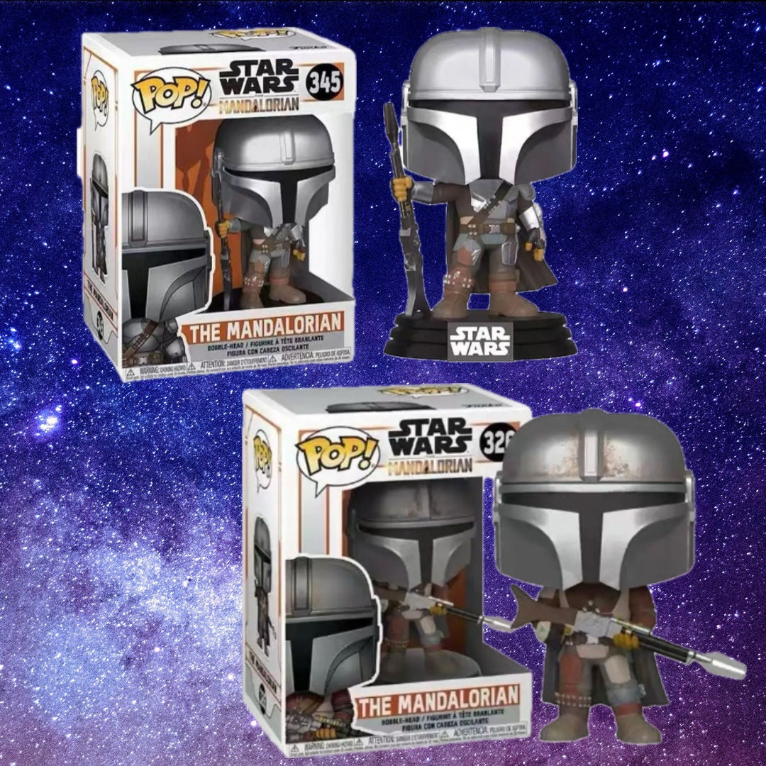 Star Wars the Mandalorian Funko Pop Figure With Box 326 345 Etsy
