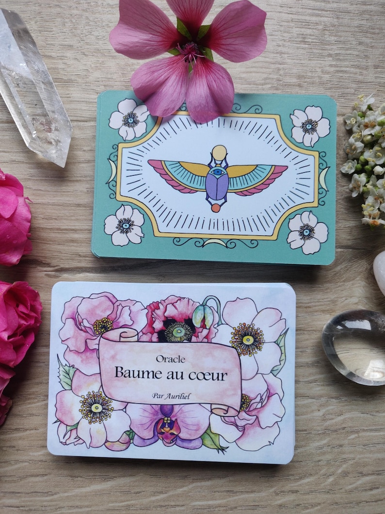 Heart-Soothing Oracle - 66 cards - a 100% positive guidance and personal development tool - Good vibes - healing - happiness image 1