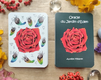 Oracle du jardin d'Eden - Nouveauté !  Jeu divinatoire de 55 cartes - voyance et guidance dans tout domaines