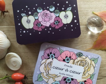 Heart to Heart Oracle - 91 Cards - Messages and State of Mind of Your Other - Love/Sentimental Clairvoyance - Love Messages - Self-Published Oracle