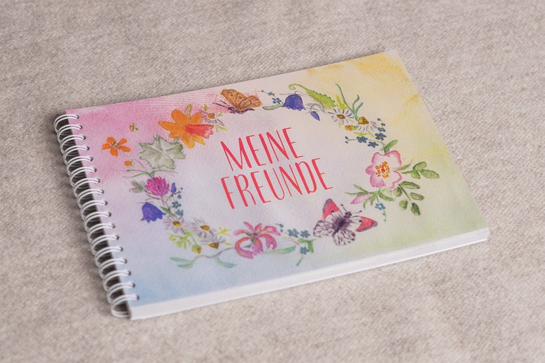 bild für freundebuch malen