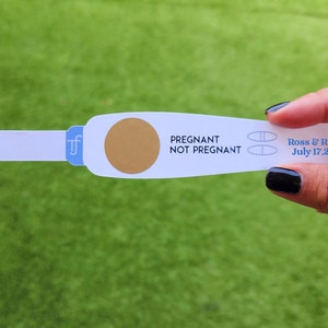 Jeu de test de grossesse à gratter pour baby shower, des cadeaux amusants pour baby shower, test de grossesse personnalisé à gratter pour baby shower