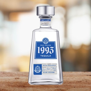 750ml 180er Tequila Etikett Geburtstagsparty Tequila Gastgeschenk Gastgeschenke Tequila Geschenk 21