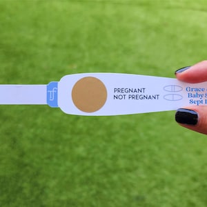 Jeu de test de grossesse à gratter pour baby shower, des cadeaux amusants pour baby shower, test de grossesse personnalisé à gratter pour baby shower