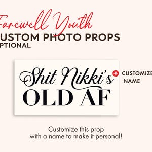 RIP 20s theme photo props for 30th birthday photo booth RIP Youth theme photo props Farewell to My Twenties phrases coffin theme birthday image 3
